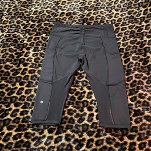 Black Lululemon 3/4 Tights